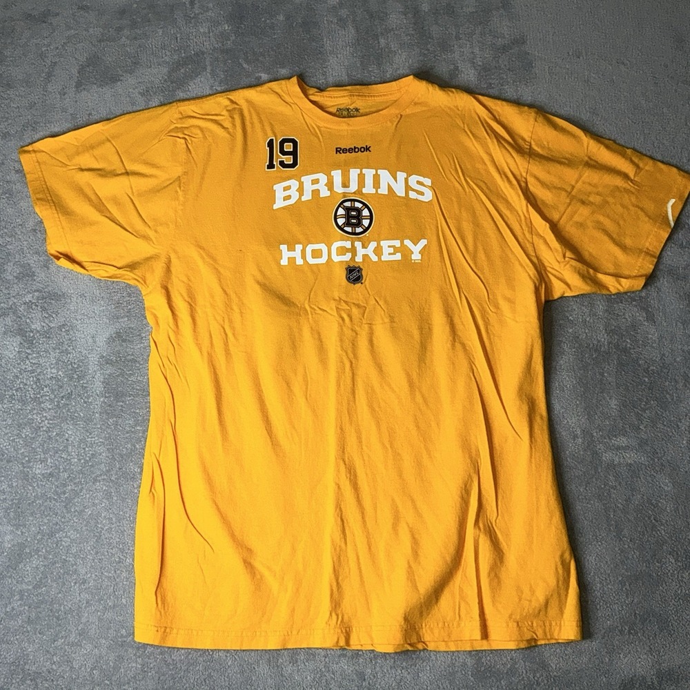 Tyler Seguin Reebok Boston Bruins Hockey Shirt XL #19 NHL Men's Yellow